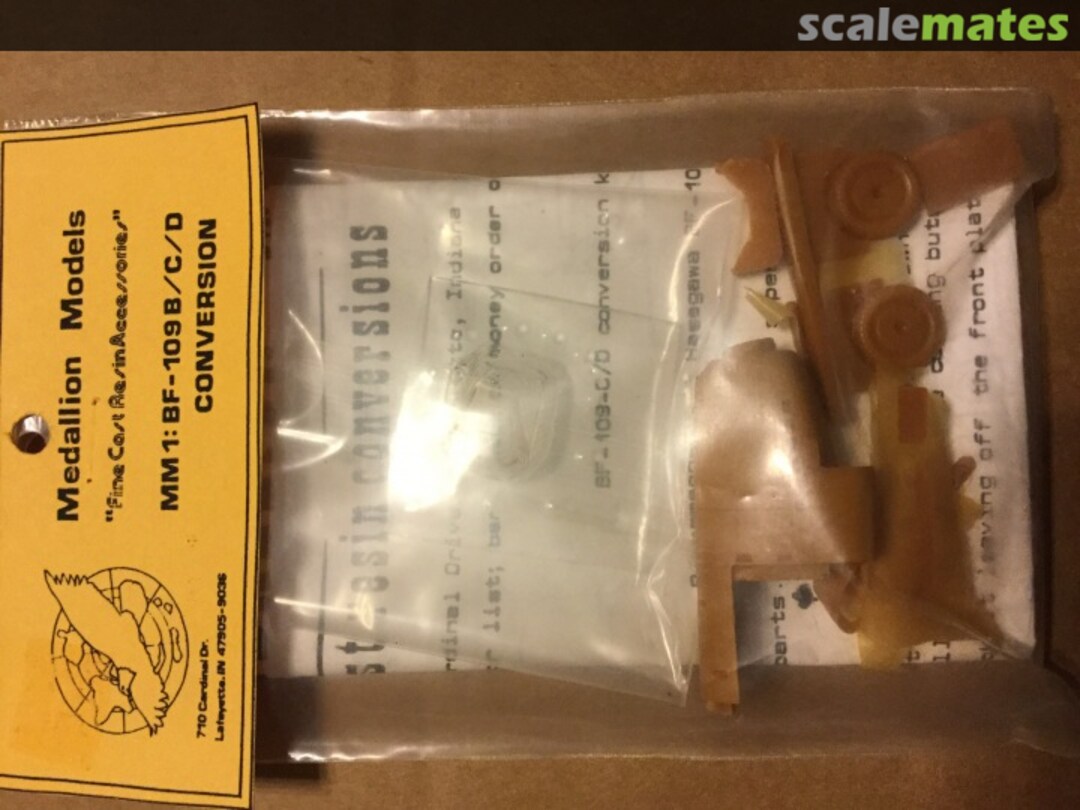 Boxart BF 109B/C/D conversion MM1 Medallion Models Boxart BF 109B/C/D conversion MM1 Medallion Models