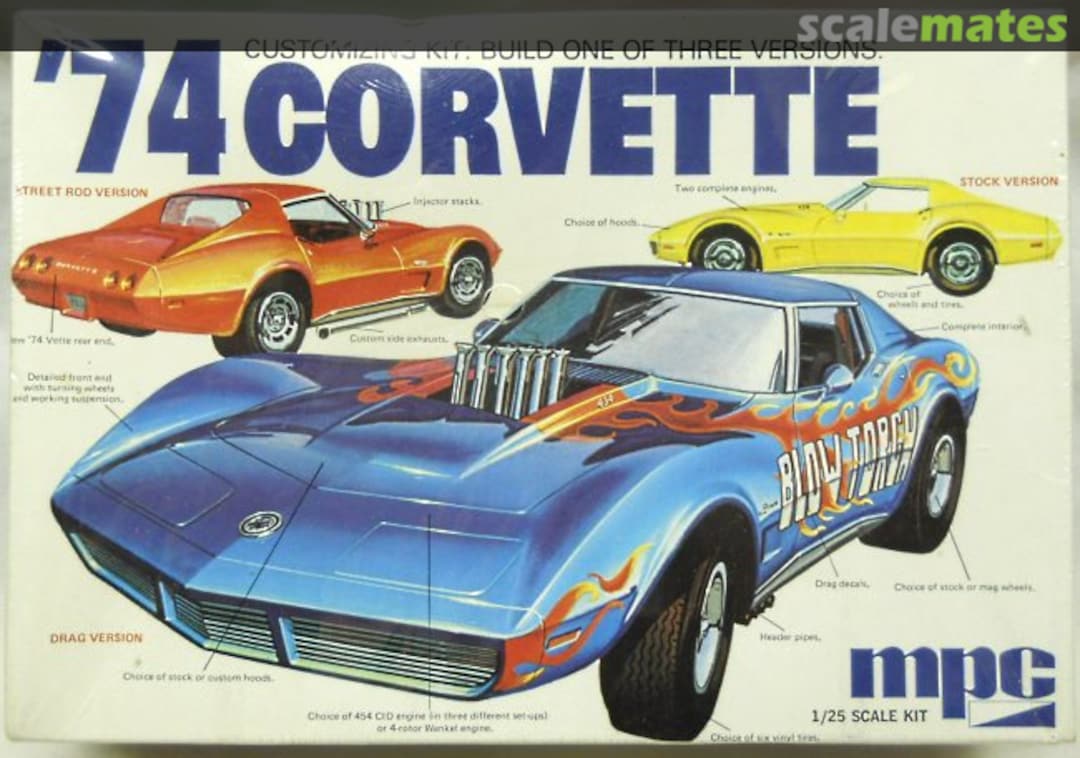 Boxart '74 Corvette 1-7405 MPC Boxart '74 Corvette 1-7405 MPC