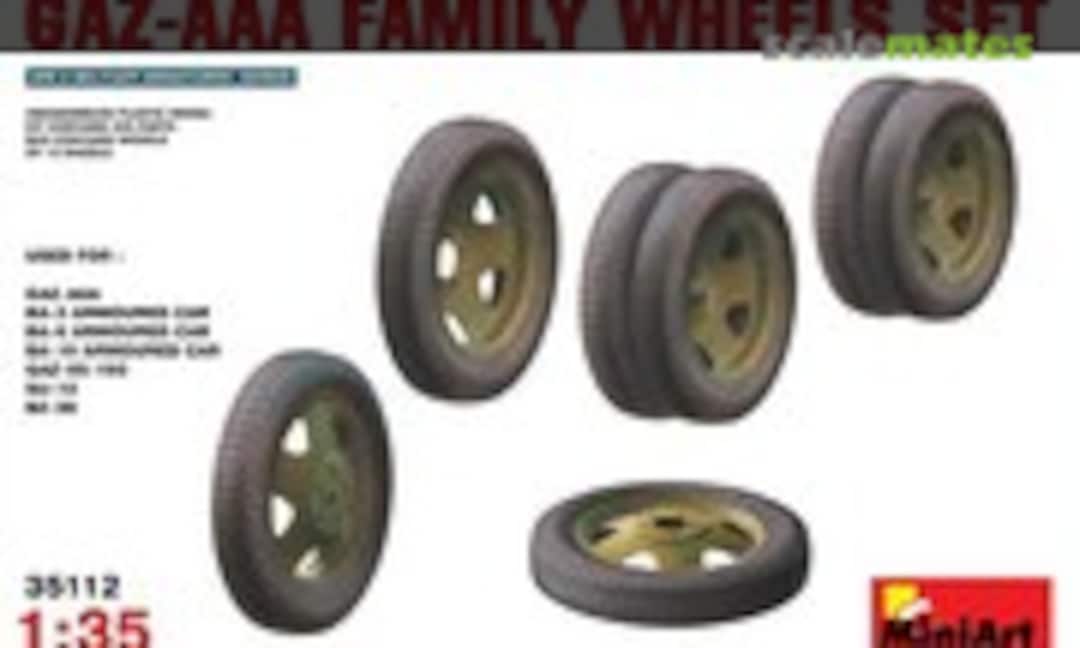 1:35 GAZ-AAA Family Wheels Set (MiniArt 35112)
