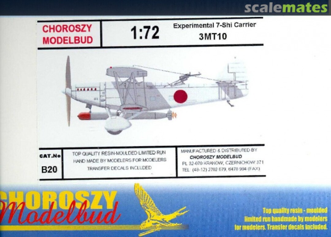 Boxart Experimental 7-Shi Carrier 3MT10 B20 Choroszy Modelbud