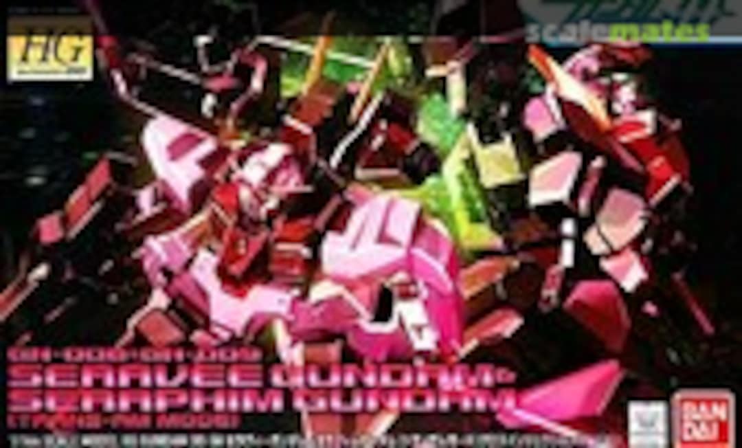 1:144 GN-008 Seravee Gundam & GN-009 Seraphim Gundam (Trans-Am Mode) (Bandai 0161536) 0161536