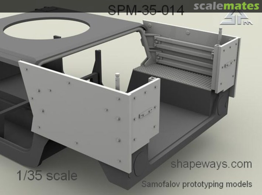 Boxart SPM-35-014 HMMWV side shields for GMV SPM-35-014 Shapeways Boxart SPM-35-014 HMMWV side shields for GMV SPM-35-014 Shapeways
