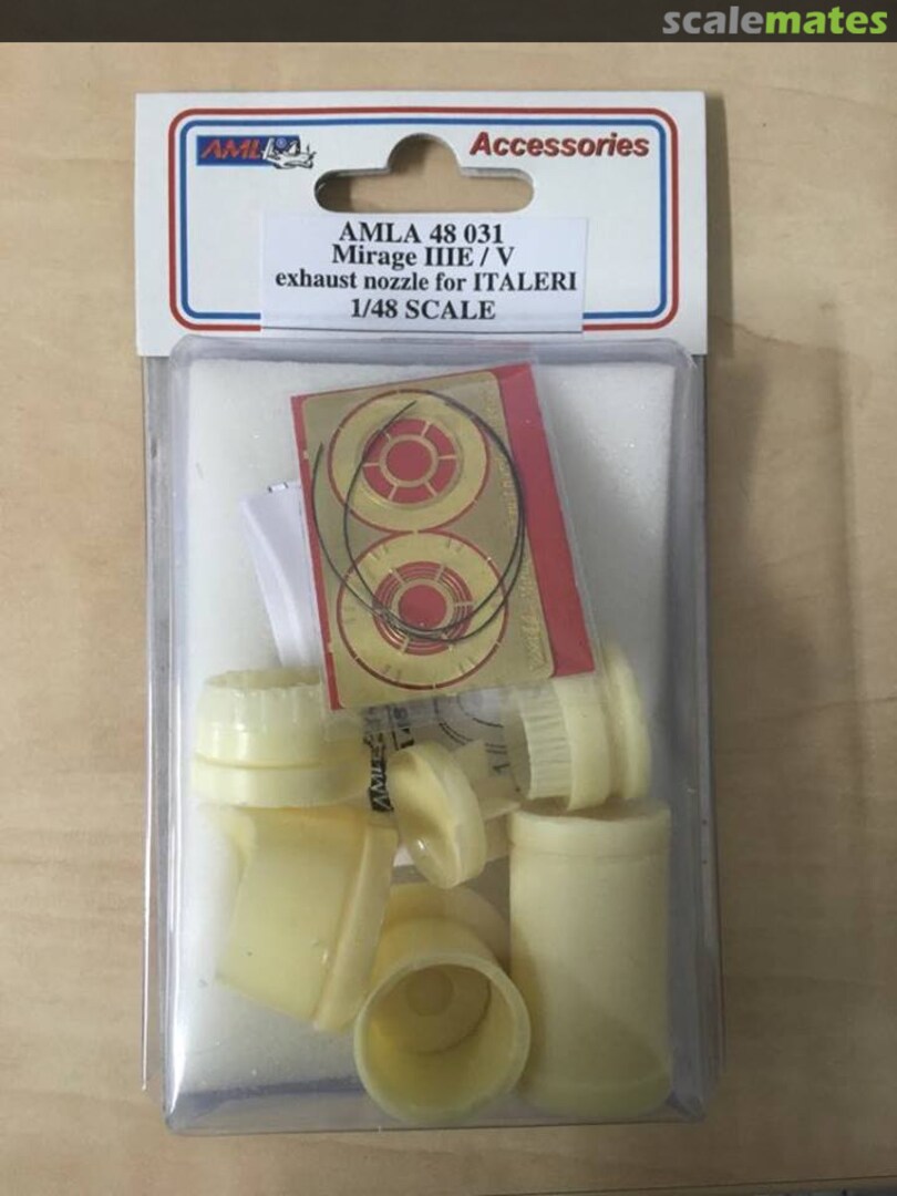 Boxart Mirage IIIE/V exhaust nozzle 48031 AML Boxart Mirage IIIE/V exhaust nozzle 48031 AML