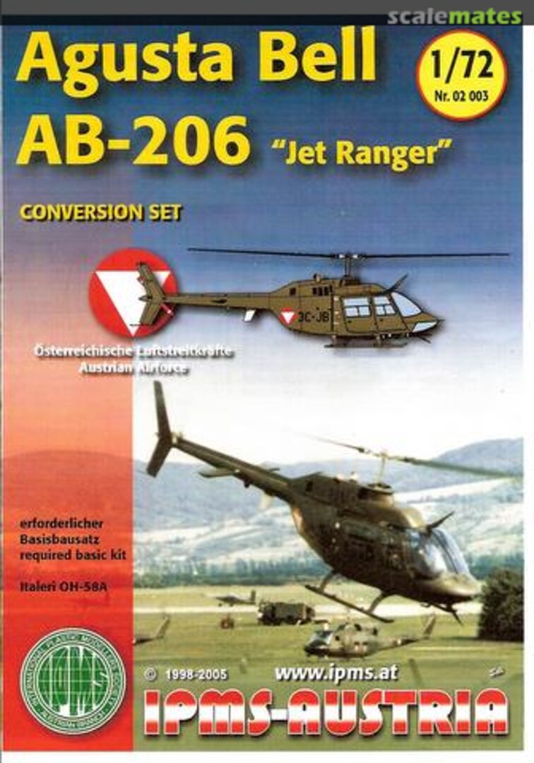 Boxart Agusta-Bell AB 206 Jet Ranger 02 003 IPMS Austria Boxart Agusta-Bell AB 206 Jet Ranger 02 003 IPMS Austria