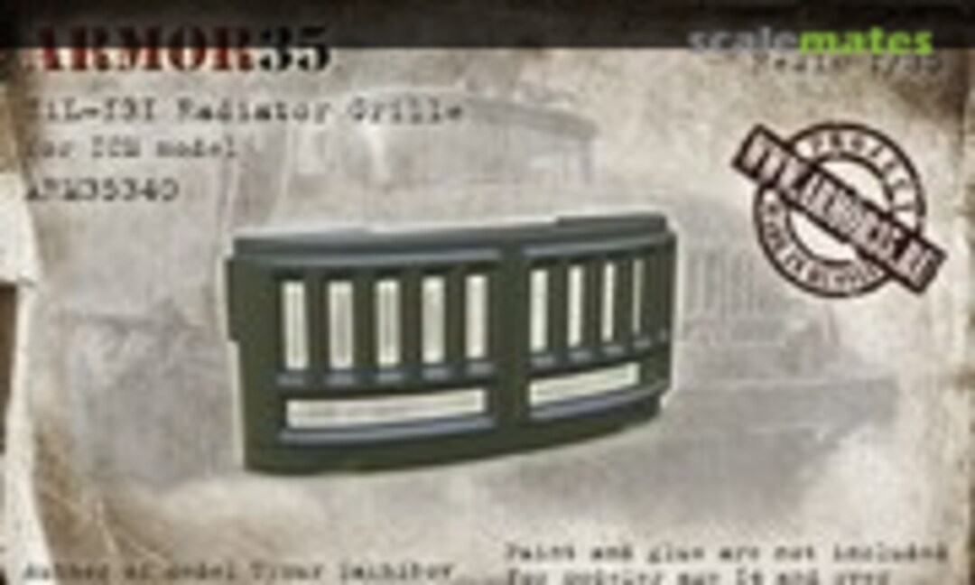 1:35 Zil-131 Radiator Grille (Armor35 ARM35340) ARM35340