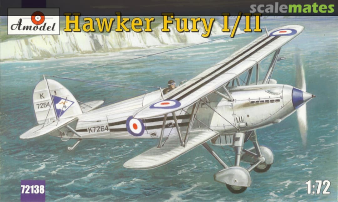 Boxart Hawker Fury I/II 72138 Amodel