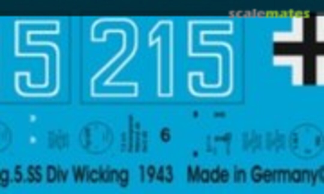 1:16 Panzer IV Ausf. H 1.SS Pz.Reg 5 SS PzDiv Wiking Russland 1943 (Peddinghaus-Decals EP 2281) EP 2281