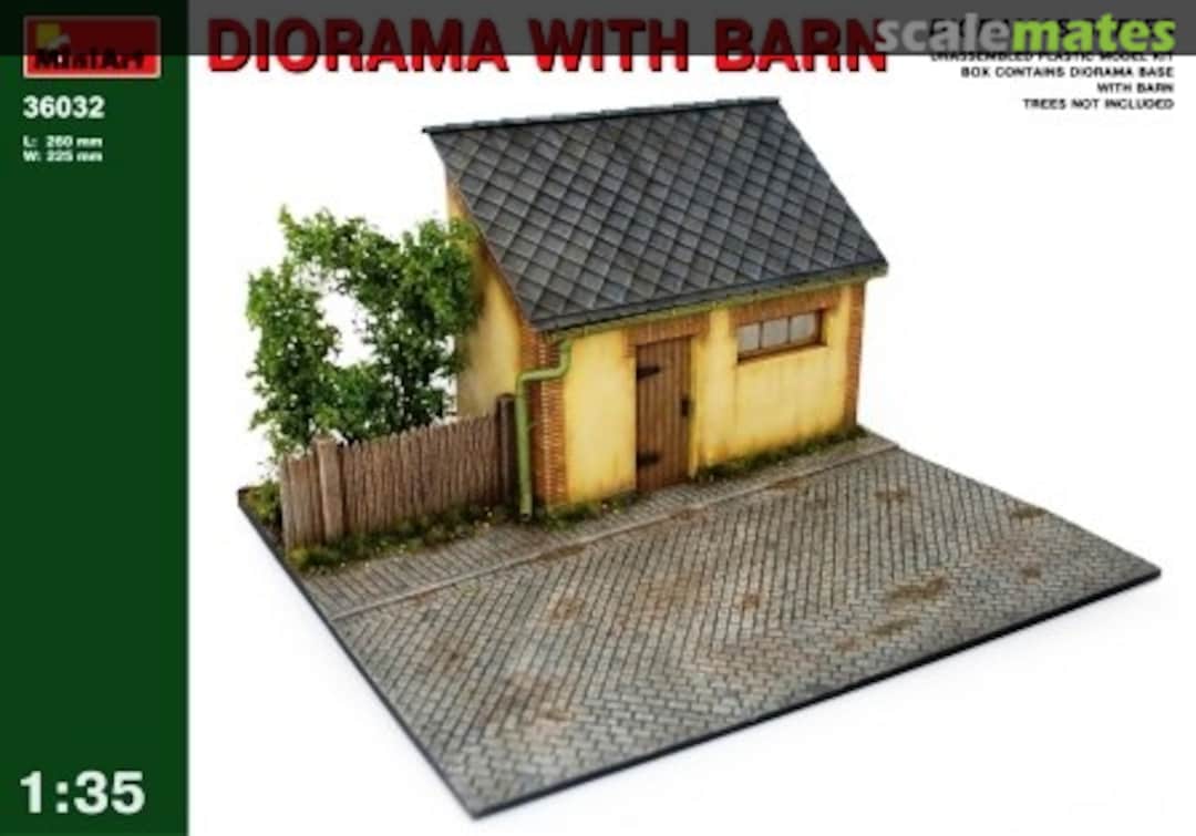 Boxart Diorama with barn 36032 MiniArt Boxart Diorama with barn 36032 MiniArt