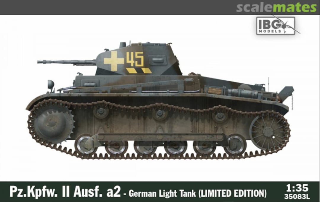 Boxart Pz.Kpfw. II Ausf. a2 German Light Tank 35083L IBG Models Boxart Pz.Kpfw. II Ausf. a2 German Light Tank 35083L IBG Models