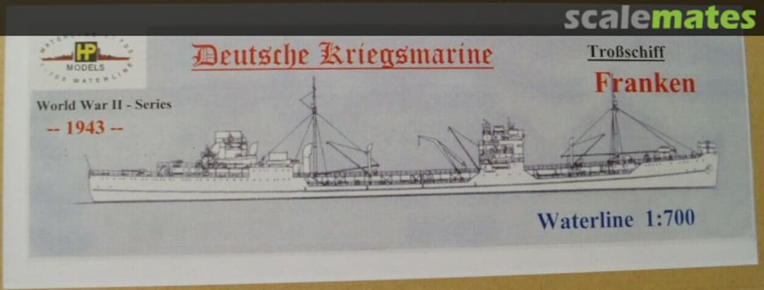 Boxart Troßschiff Franken WW II-WL-G- HP-Models Boxart Troßschiff Franken WW II-WL-G- HP-Models