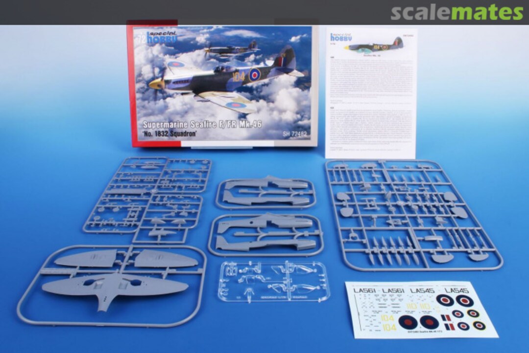 Contents Supermarine Seafire F/FR Mk.46 SH72482 Special Hobby