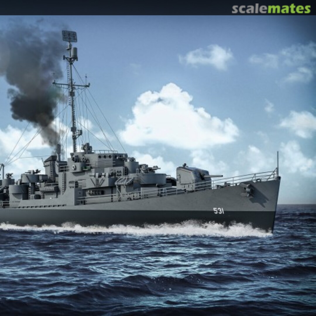 Boxart USS John C. Butler Class - Late 350015b Black Cat Models