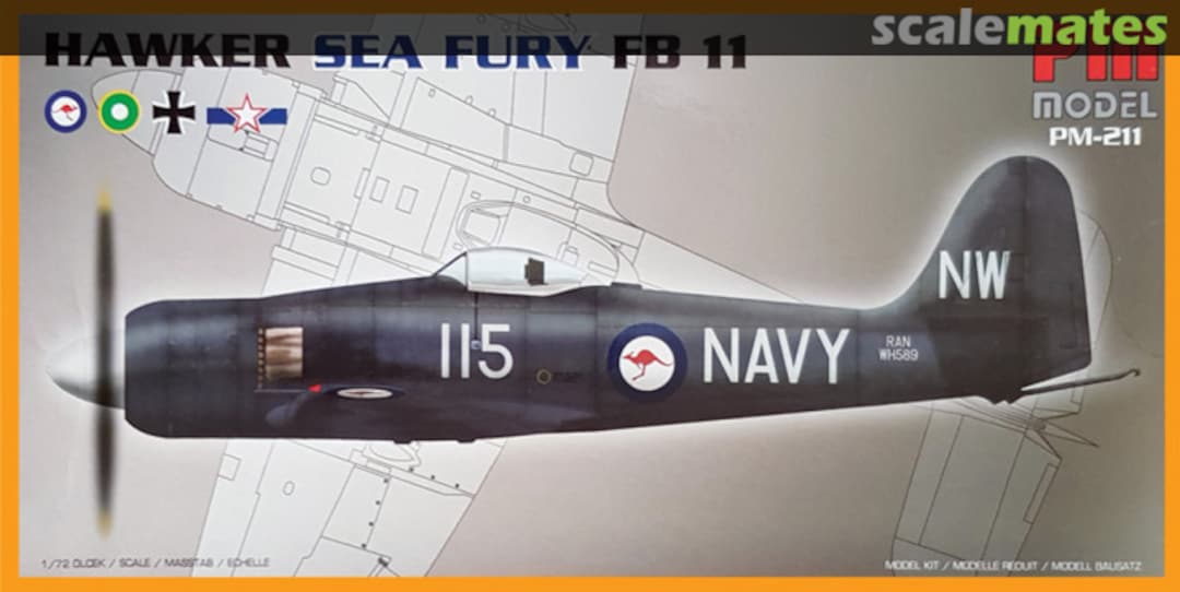 Boxart Hawker Sea Fury FB 11 PM-211 PM Model Boxart Hawker Sea Fury FB 11 PM-211 PM Model