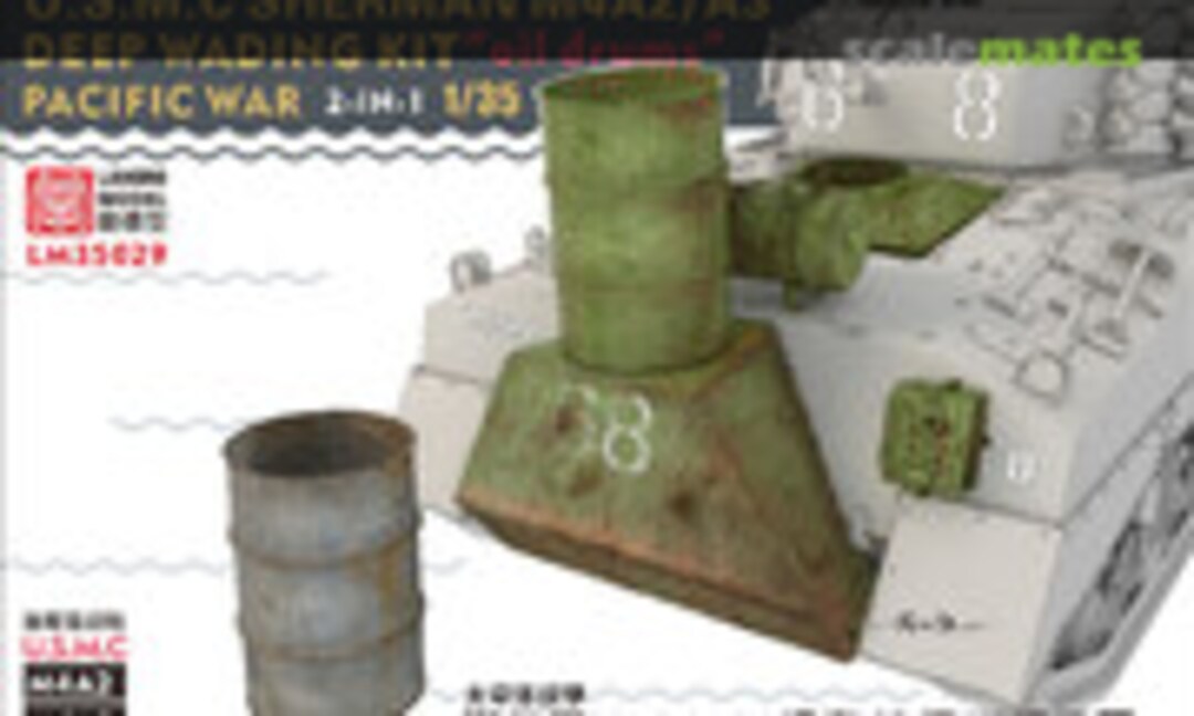 1:35 U.S.M.C. Sherman M4A2/A3 deep wading kit “oil drums” Pacific War (LANMO Model LM35029) LM35029