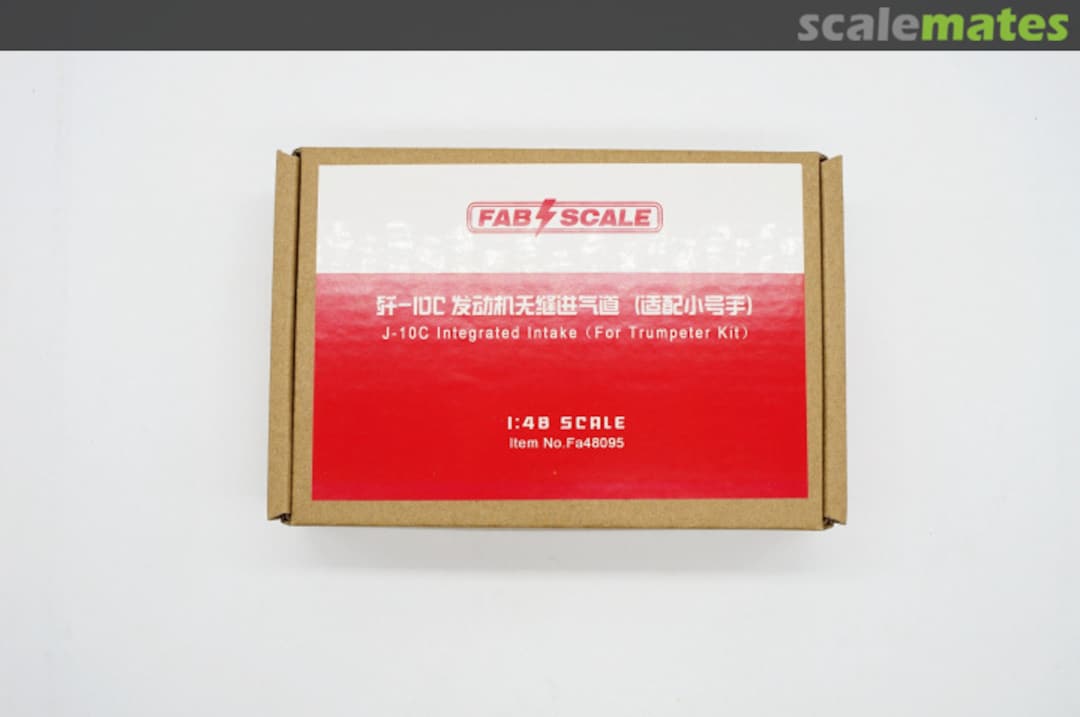 Boxart J-10C Integrated intake Fa48095 Fab Scale Boxart J-10C Integrated intake Fa48095 Fab Scale