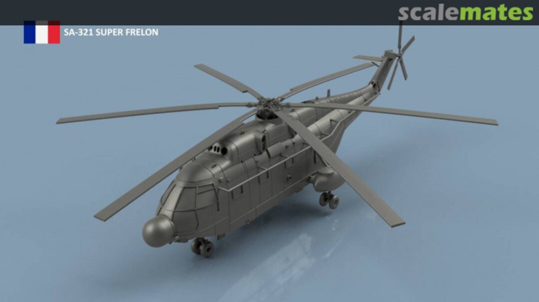 Boxart Super Frelon - unfolded blades 3D 700 397 L'Arsenal Boxart Super Frelon - unfolded blades 3D 700 397 L'Arsenal