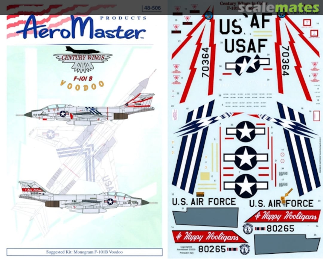 Boxart F-101B Voodoo 48-506 AeroMaster Boxart F-101B Voodoo 48-506 AeroMaster