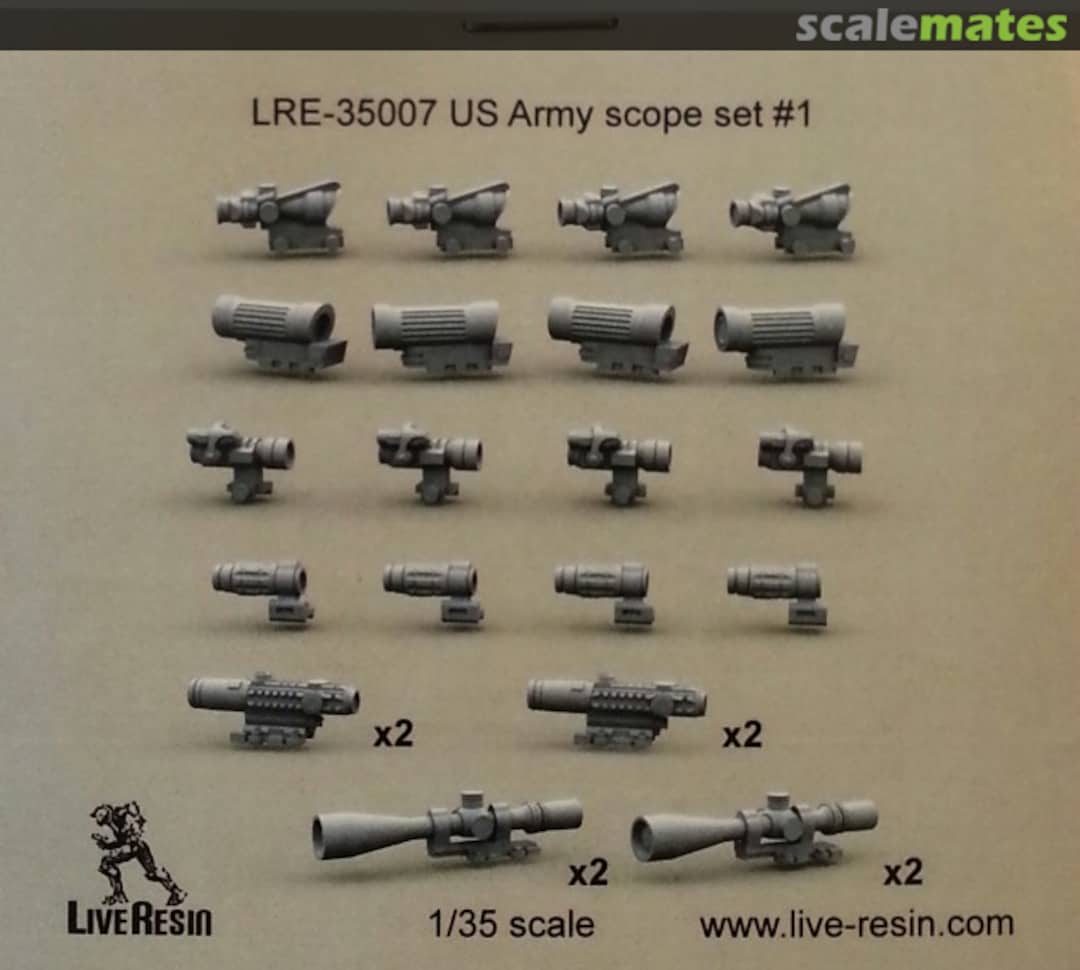 Boxart US Army Scope Set #1 LRE-35007 Live Resin Boxart US Army Scope Set #1 LRE-35007 Live Resin