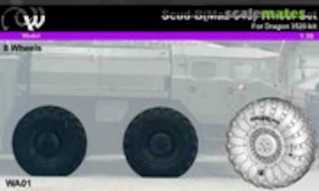 1:35 Scud-B(Maz-543) Wheel Set (W-Model WA01) WA01