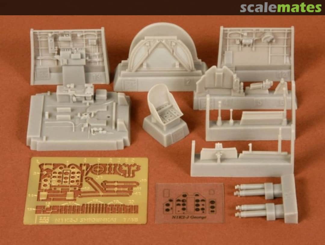 Boxart N1K2-J Shiden-kai (George) cockpit set 48027 SBS Model Boxart N1K2-J Shiden-kai (George) cockpit set 48027 SBS Model