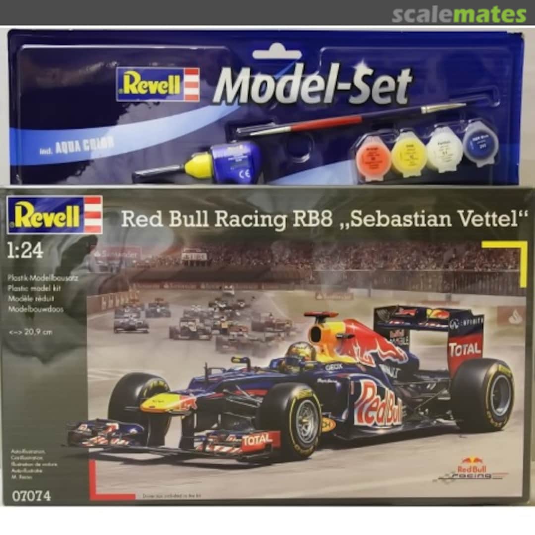 Boxart Red Bull Racing RB8 "Sebastian Vettel" 67074 Revell Boxart Red Bull Racing RB8 "Sebastian Vettel" 67074 Revell