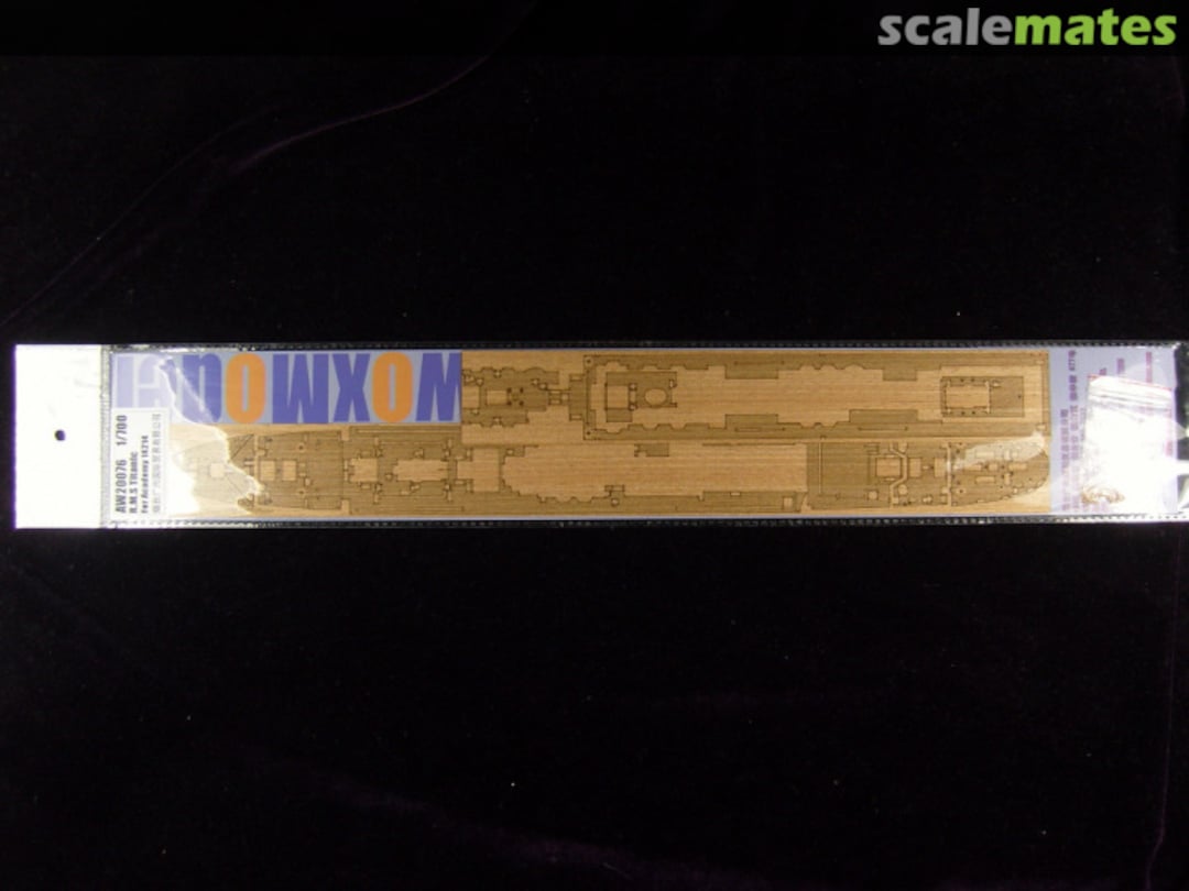 Boxart RMS Titanic Wooden Deck for Academy kit #14214 AW20076 ArtwoxModel Boxart RMS Titanic Wooden Deck for Academy kit #14214 AW20076 ArtwoxModel