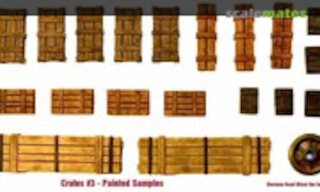 1:35 Universal/Generic Wooden Crates #3 (Value Gear WC003) WC003