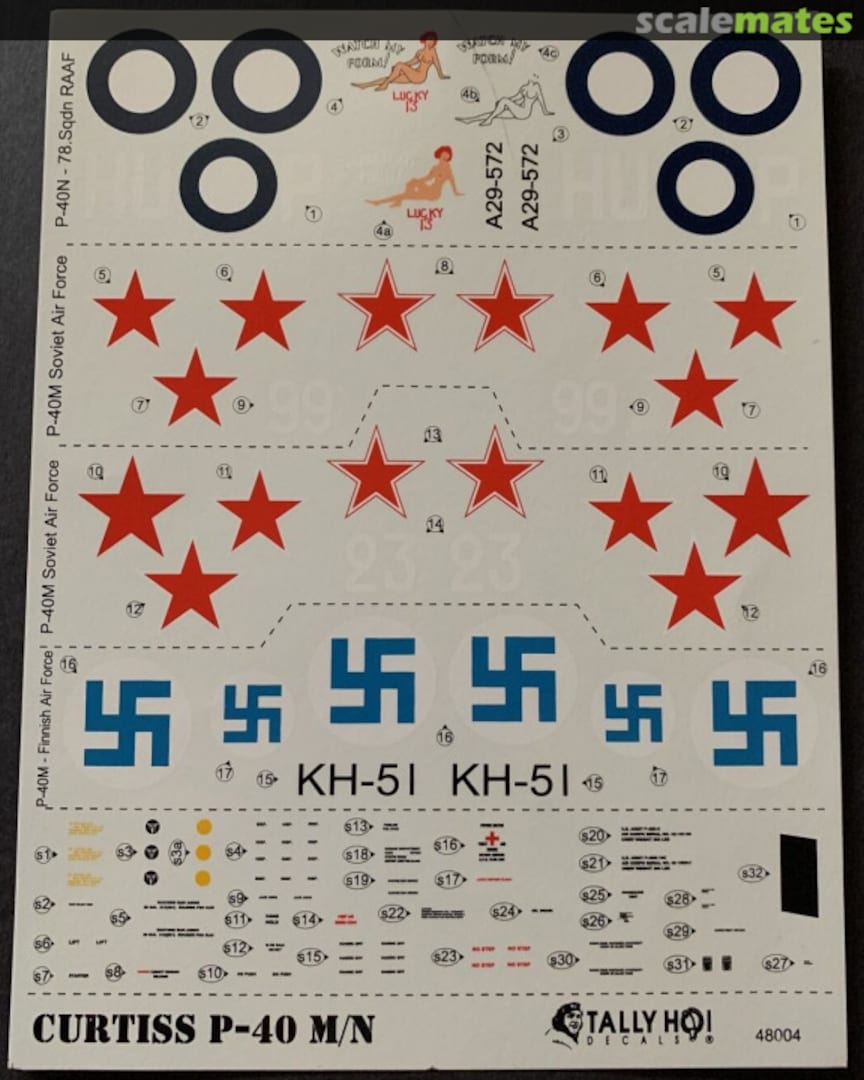 Boxart Curtiss P-40 48-004 Tally Ho! (CZ)