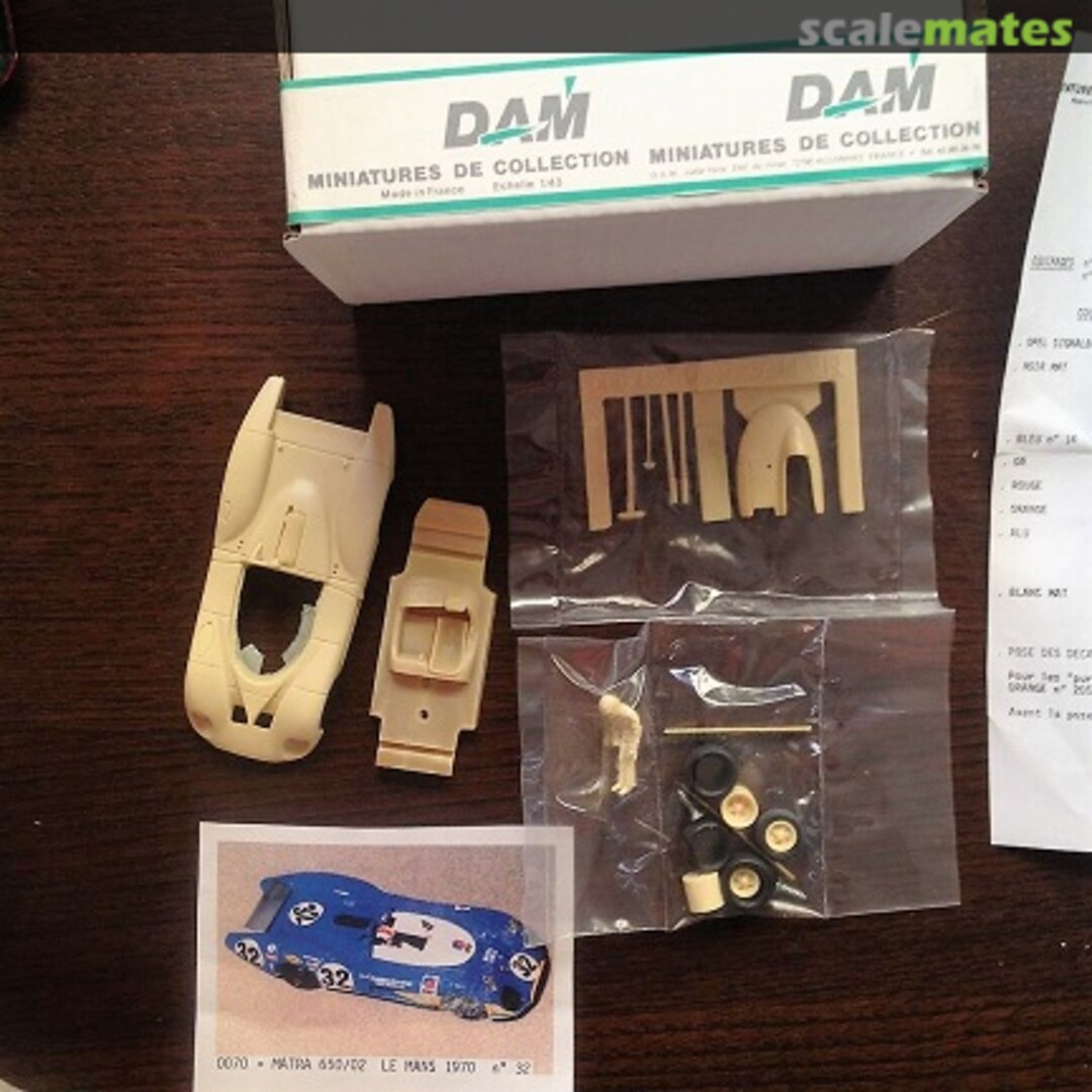 Boxart Matra MS650 "ELF" 70 DAM