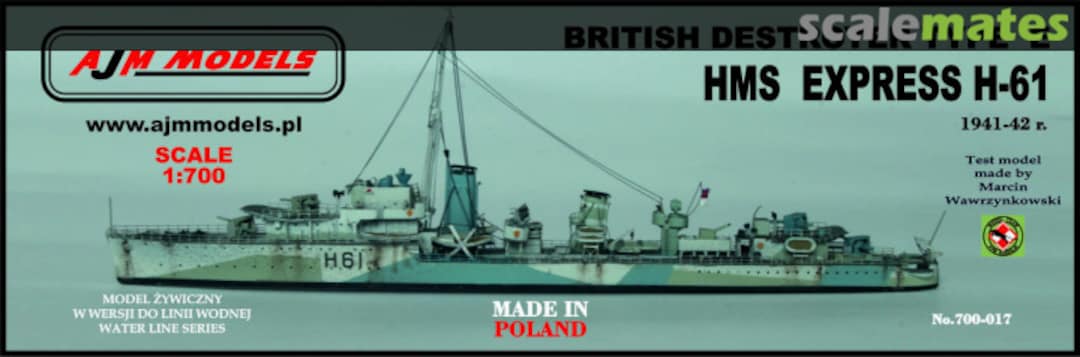 Boxart HMS Express 700-017 AJM Models