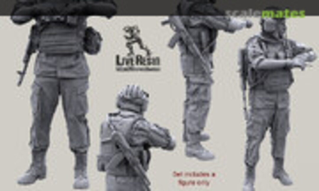 1:35 Russian Army APC driver or commander in modern infantry combat gear system set 10 (Live Resin LRM 35057) LRM 35057