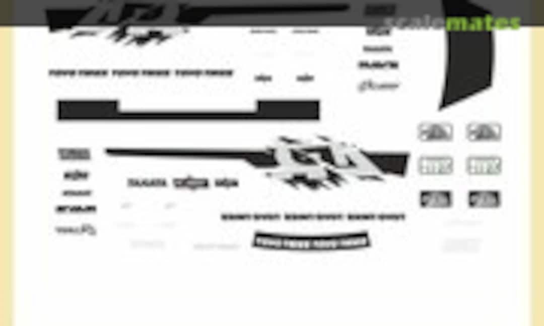 1:24 Mitsubishi Lancer, the Fast and the Furious: Tokio Drift (Decal Shop DSD2-3) DSD2-3