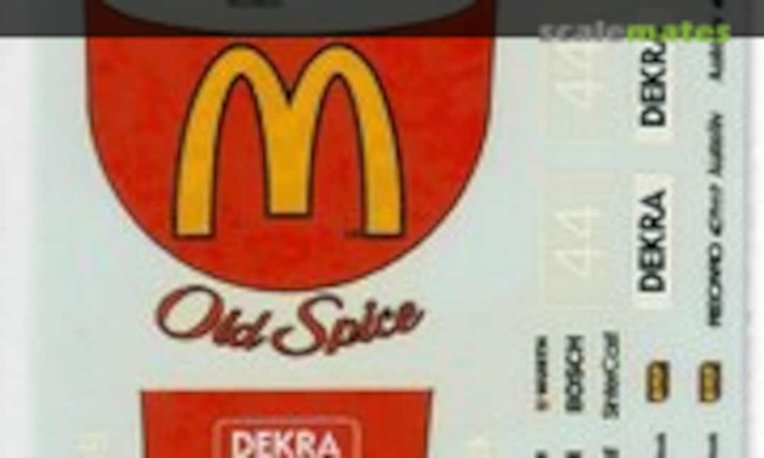 1:24 OPEL CALIBRA , TEAM ROSBERG, MC DONALDS, H.STUCK, ITC-HELSINKI 1996 (DMC Decals 24-061) 24-061