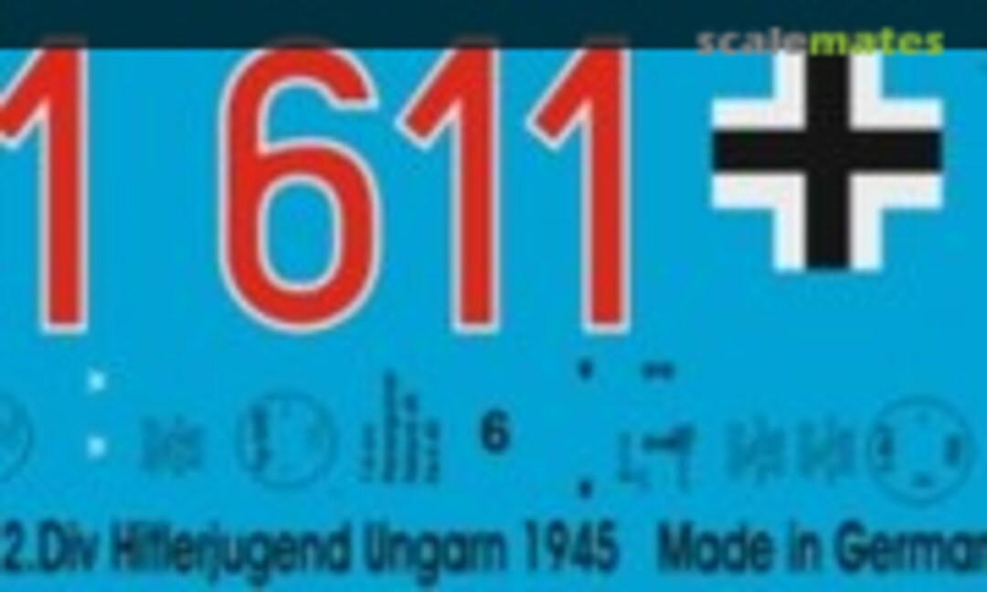 1:16 Panzer IV Ausf. H 6.SS Pz.Reg. 12. Div. Hitlerjugend Ungarn 1945 (Peddinghaus-Decals EP 2280) EP 2280