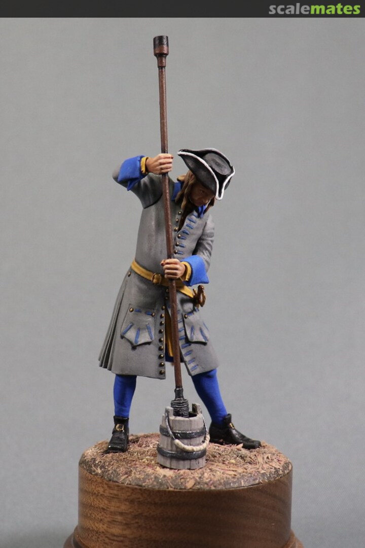 Boxart Swedish artilleryman, early 18th century CHM-54298(M) Chronos Miniatures Boxart Swedish artilleryman, early 18th century CHM-54298(M) Chronos Miniatures