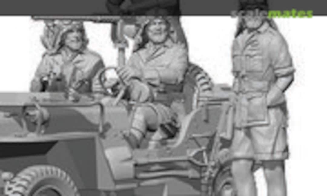 1:35 SAS 1/4 Ton Patrol Car Crew (SOL MM632) MM632