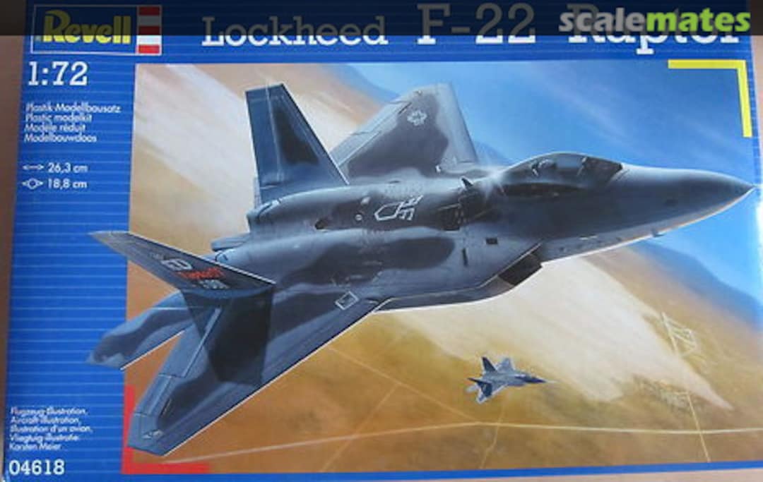 Boxart Lockheed F-22 Raptor 04618 Revell Boxart Lockheed F-22 Raptor 04618 Revell