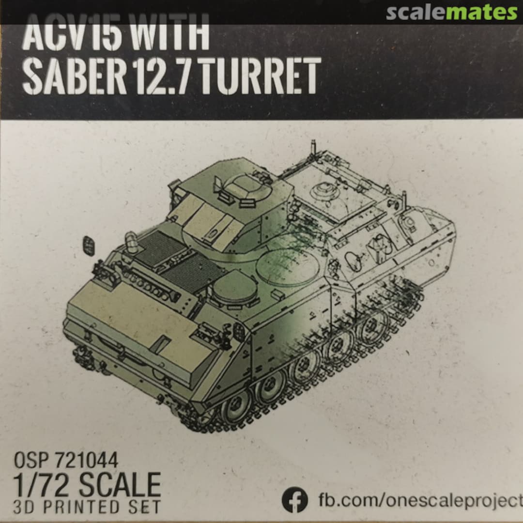 Boxart ACV15 with Saber 12.7 turret OSP 721044 OneScaleProject Boxart ACV15 with Saber 12.7 turret OSP 721044 OneScaleProject