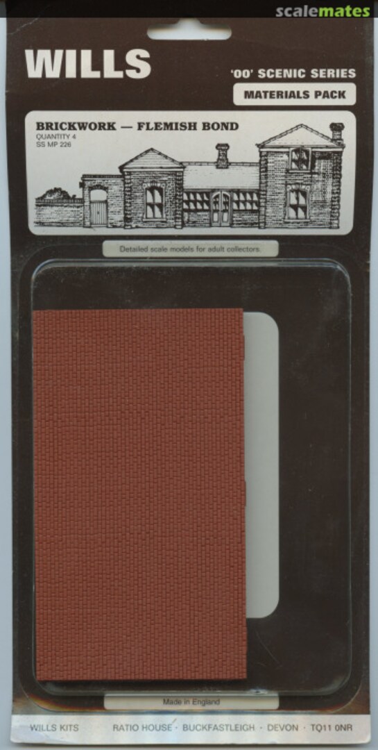 Boxart Brickwork - Flemish Bond SS MP 226 WILLS Boxart Brickwork - Flemish Bond SS MP 226 WILLS