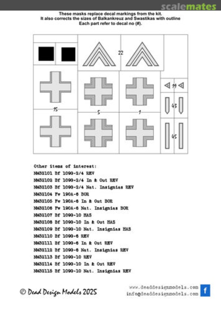 Boxart Messerschmitt Bf 109 G-2 / G-4 - National Insignias NM32103 DEAD Design Models Boxart Messerschmitt Bf 109 G-2 / G-4 - National Insignias NM32103 DEAD Design Models