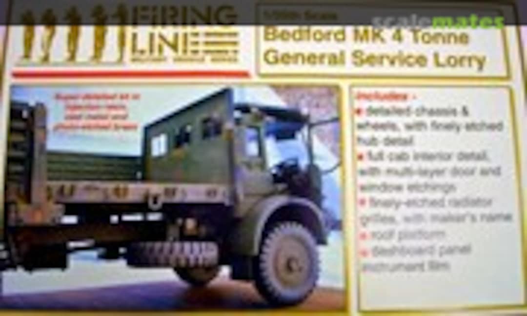 1:35 Bedford Mk 4 Tonne General Service Lorry (Firing Line FL-bedfordgs)