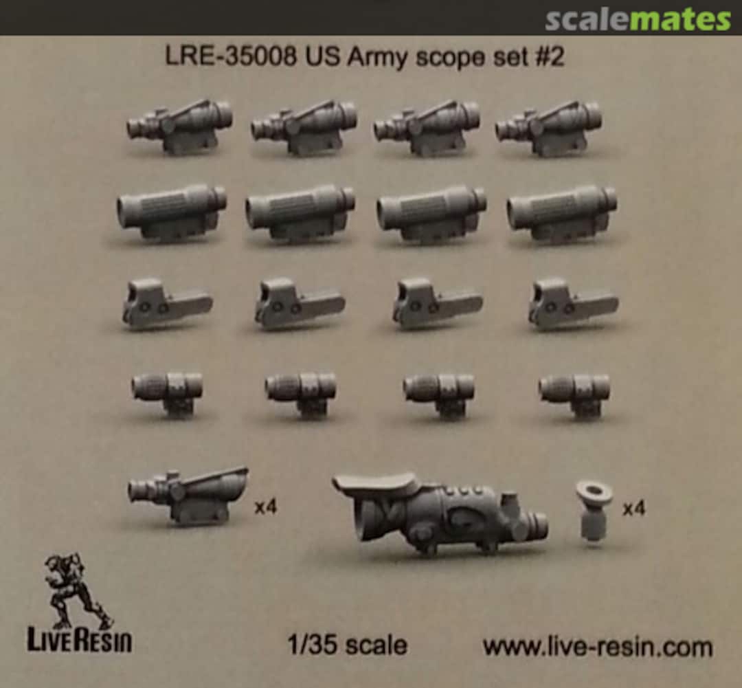 Boxart US Army Scope Set #2 LRE-35008 Live Resin