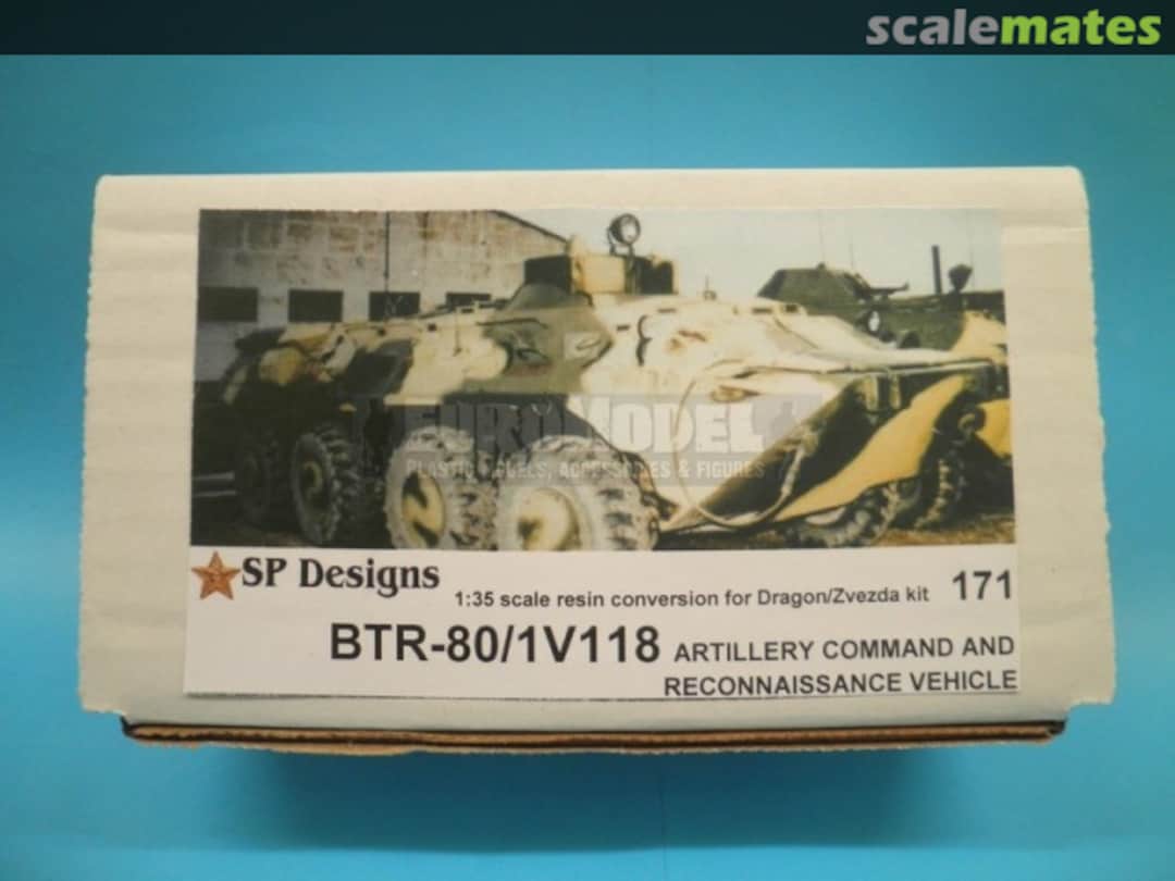Boxart BTR-80/1V118 artillery command vehicle ~DML/Zvezda~ 171 SP Designs Boxart BTR-80/1V118 artillery command vehicle ~DML/Zvezda~ 171 SP Designs
