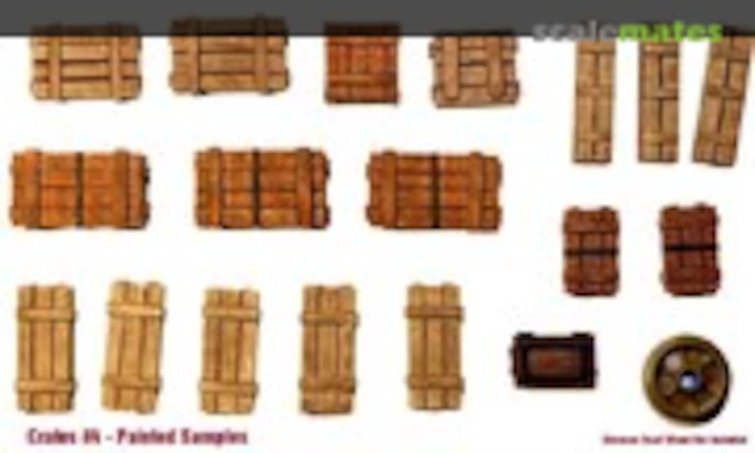 1:35 Universal/Generic Wooden Crates #4 (Value Gear WC004) WC004