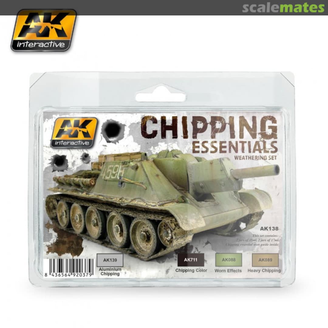 Boxart Chipping essentials AK 138 AK Interactive Boxart Chipping essentials AK 138 AK Interactive