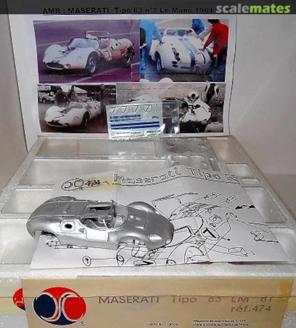 Boxart Maserati Tipo 63 474 AMR