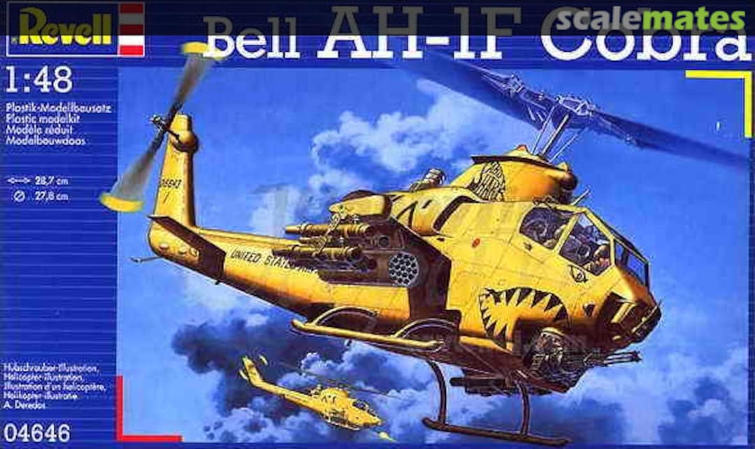 Boxart Bell AH-1F Cobra 04646 Revell Boxart Bell AH-1F Cobra 04646 Revell