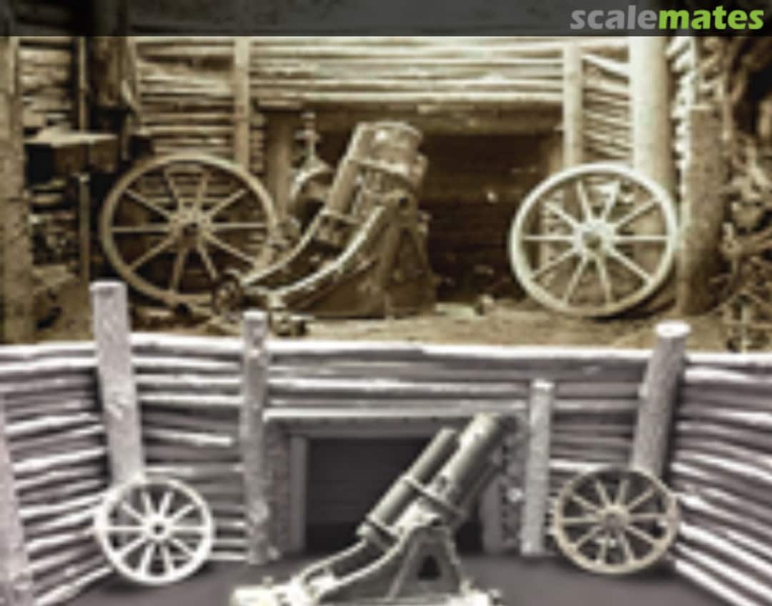 Boxart Tall Trench or gun emplacement LOG walls and bunker R3D-010 Vargas Scale Models Boxart Tall Trench or gun emplacement LOG walls and bunker R3D-010 Vargas Scale Models