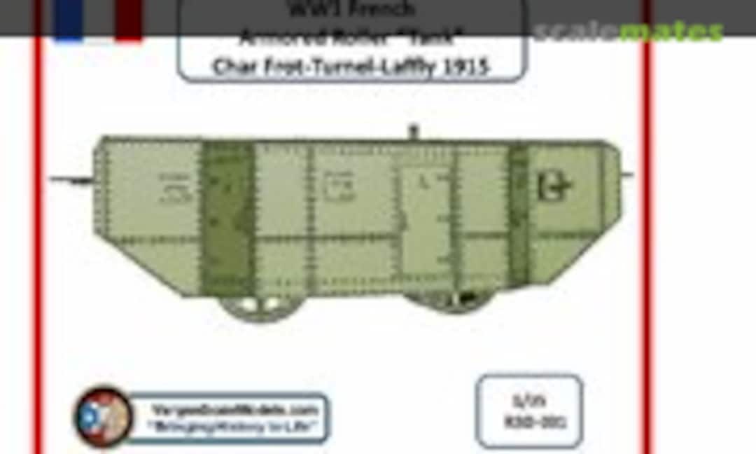 1:35 Armored Roller Tank Char Frot-Turnel-Laffly 1915 (Vargas Scale Models R3D-35-031) R3D-35-031