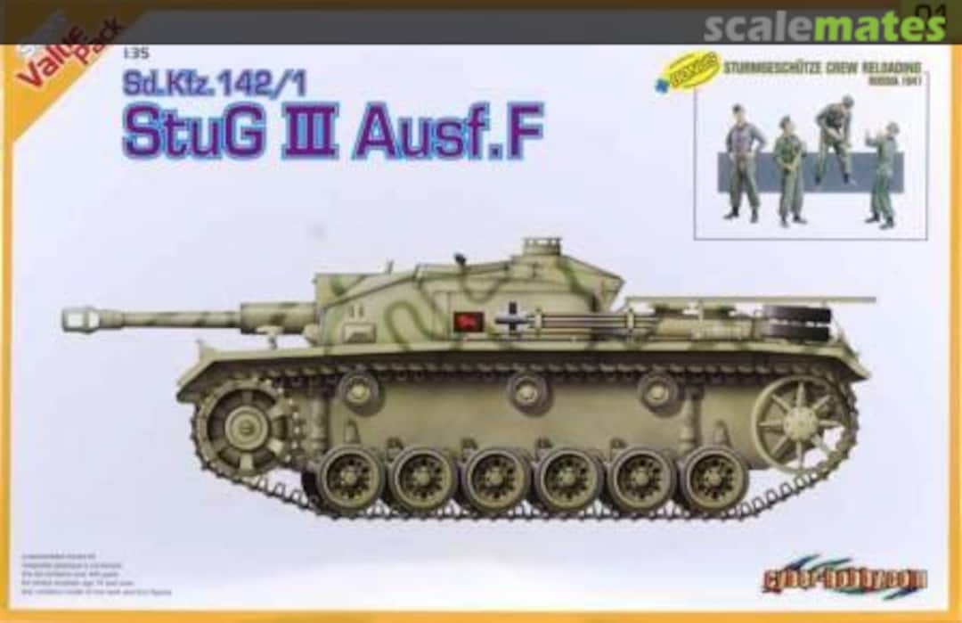 Boxart StuG III Ausf. F (L/43) early + Bonus Crew 1941 9101 Cyber Hobby Boxart StuG III Ausf. F (L/43) early + Bonus Crew 1941 9101 Cyber Hobby